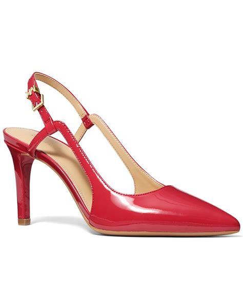 michael kors vanessa flex slingback pumps|michael kors leather pump.